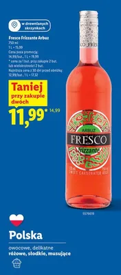 Wino Fresco Frizzante Arbuz promocja w Lidl