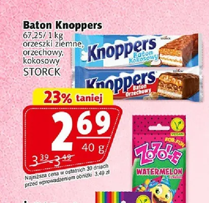 Baton Knoppers kokosowy promocja w Prim Market