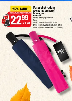 Parasol składany premium damski ZaZiZo promocja w POLOmarket