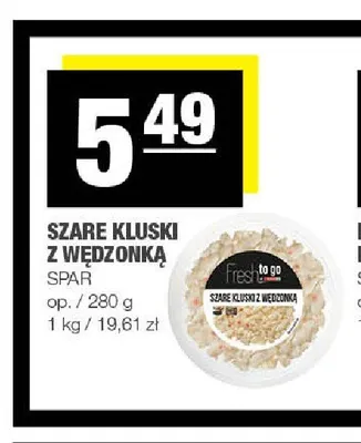 Szare kluski z wędzonką Fresh to go promocja w SPAR