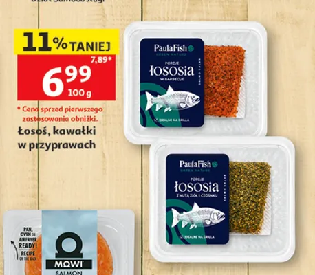 Porcje łososia z nutą ziół i czosnku Paula Fish promocja w Auchan