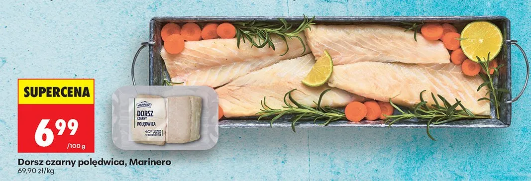 Dorsz czarny polędwica promocja w Biedronka