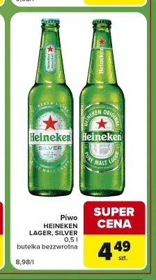 Piwo Heineken Lager promocja w Carrefour Express