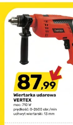 Wiertarka udarowa Vertex promocja w Bricomarche