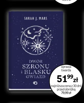 Książka Dwór szronu i blasku gwiazd Sarah J. Maas oprawa twarda promocja w Empik