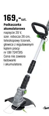 Podkaszarka akumulatorowa promocja w OBI