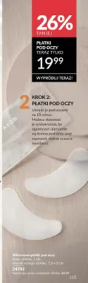 Silikonowe płatki pod oczy Avon promocja w AVON