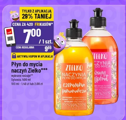 Płyn do mycia naczyń Ziółko promocja w POLOmarket