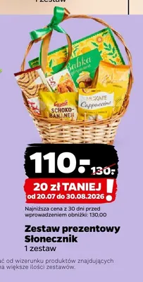Zestaw prezentowy Słonecznik promocja w Netto