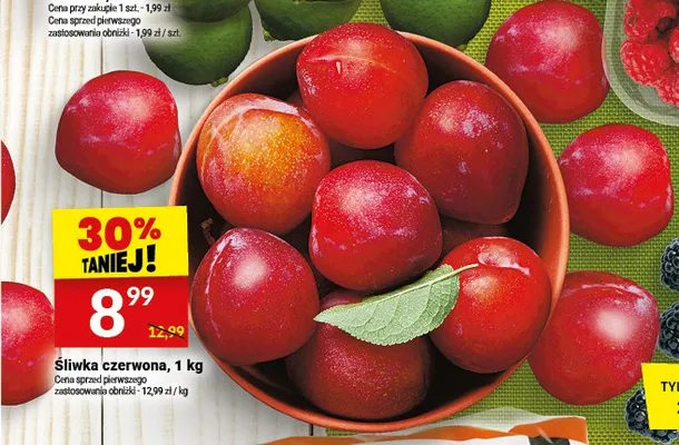 Śliwka czerwona promocja w Twój Market