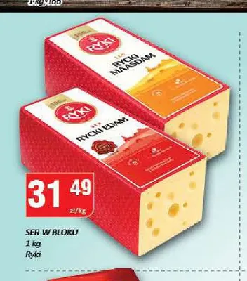 Ser w bloku Rycki Edam Ryki promocja w Chorten