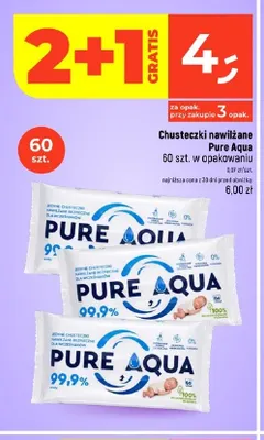 Chusteczki nawilżane Pure Aqua promocja w Dealz