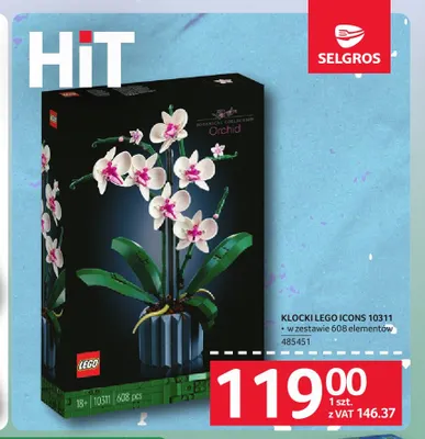 Klocki LEGO Icons 10311 promocja w Selgros