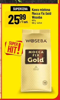 Kawa mielona Woseba Mocca Fix Gold promocja w POLOmarket