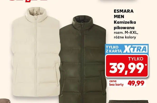 Kamizelka pikowana promocja w Kaufland