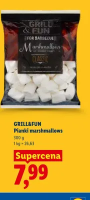 Pianki marshmallows Grill&Fun promocja w Lidl