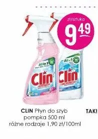 Płyn do szyb Clin promocja w Drogerie Jasmin