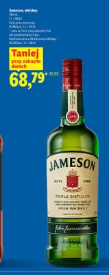 Whiskey Jameson promocja w Lidl
