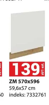 Front do zmywarki Aria Zm 570x596 promocja w Merkury Market