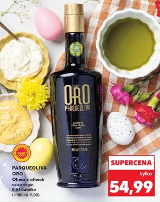 Oliwa z oliwek extra virgin Auchan bio promocja w Kaufland