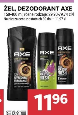 Żel, dezodorant Axe promocja w Stokrotka