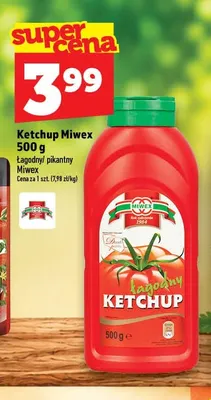 Ketchup Miwex pikantny promocja w TOPAZ