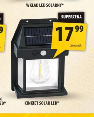 Kinkiet solar LED promocja w Arhelan