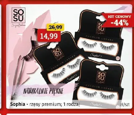 Rzęsy premium So Su Sophia promocja w Drogeria Kosmyk