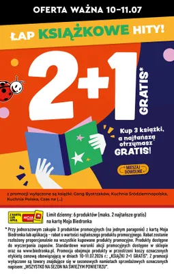 Książka promocja w Biedronka