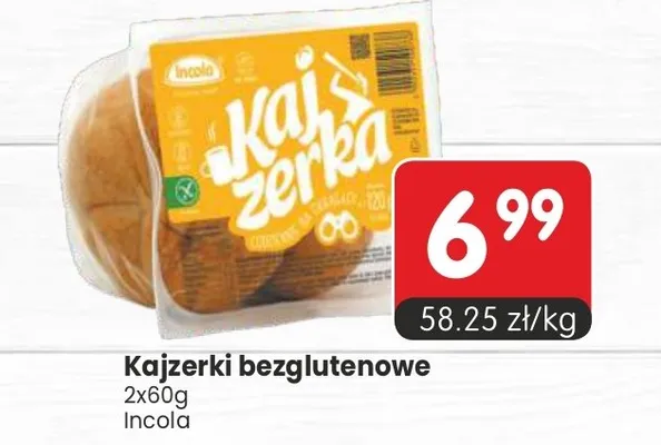 Kajzerki bezglutenowe Incola promocja w Market Point