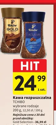 Kawa rozpuszczalna Tchibo Gold Selection promocja w Intermarche