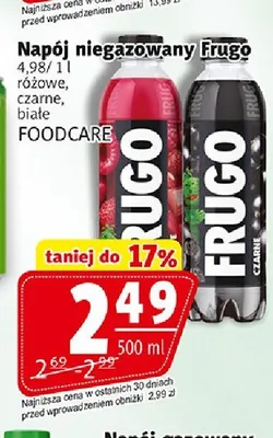 Napój niegazowany Frugo promocja w Prim Market