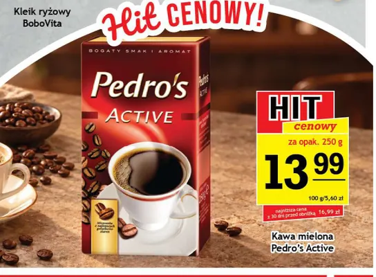 Kawa mielona Pedro's Active promocja w Gram Market