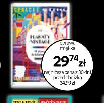 Książka Plakaty Vintage promocja w Empik