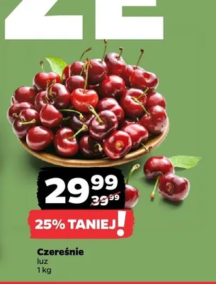 Czereśnie luz promocja w Netto