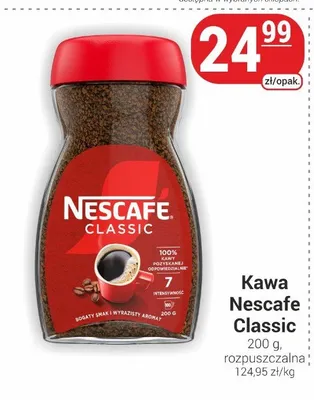Kawa Nescafe Classic promocja w Delikatesy Sezam