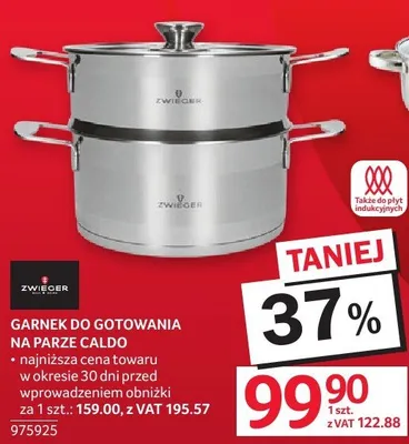 Garnek do gotowania na parze GARNEK DO GOTOWANIA NA PARZE CALDO promocja w Selgros