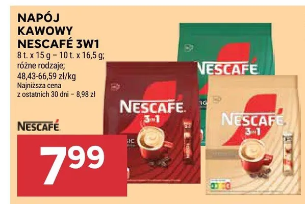 Napój kawowy 3w1 promocja w Stokrotka