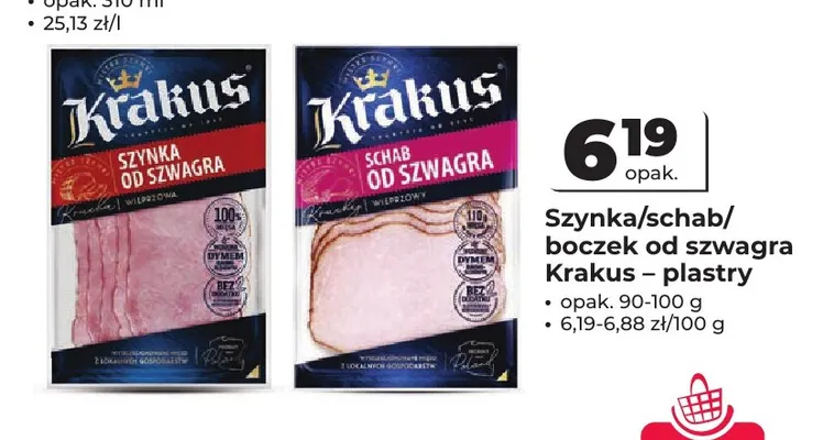 Schab od szwagra plastry Krakus promocja w Odido