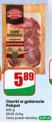 Ozorki w galarecie promocja w Dino