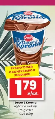Deser Z Koroną Zott promocja w emma MARKET