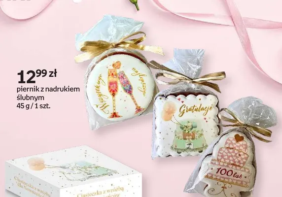 Piernik z nadrukiem ślubnym promocja w Empik