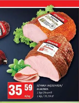 Szynka bukowa Olewnik promocja w Chorten