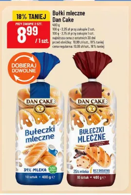 Bułeczki mleczne Dan Cake promocja w POLOmarket