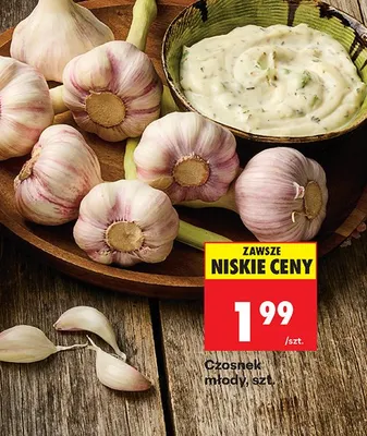 Czosnek młody Biedronka promocja w Biedronka