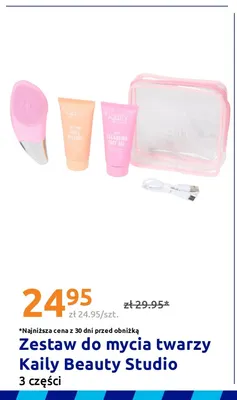 Zestaw do mycia twarzy Kaily Beauty Studio 3 części promocja w Action