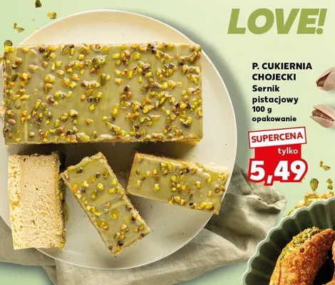Sernik pistacjowy promocja w Kaufland