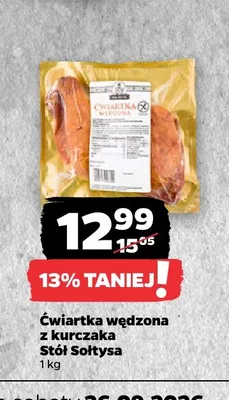 Ćwiartka wędzona z kurczaka Stół Sołtysa promocja w Netto