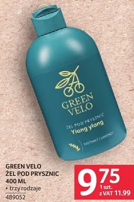 Żel pod prysznic GREEN VELO 400 ML promocja w Selgros
