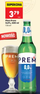 Piwo bezalkoholowe Prem 0,0% promocja w Biedronka